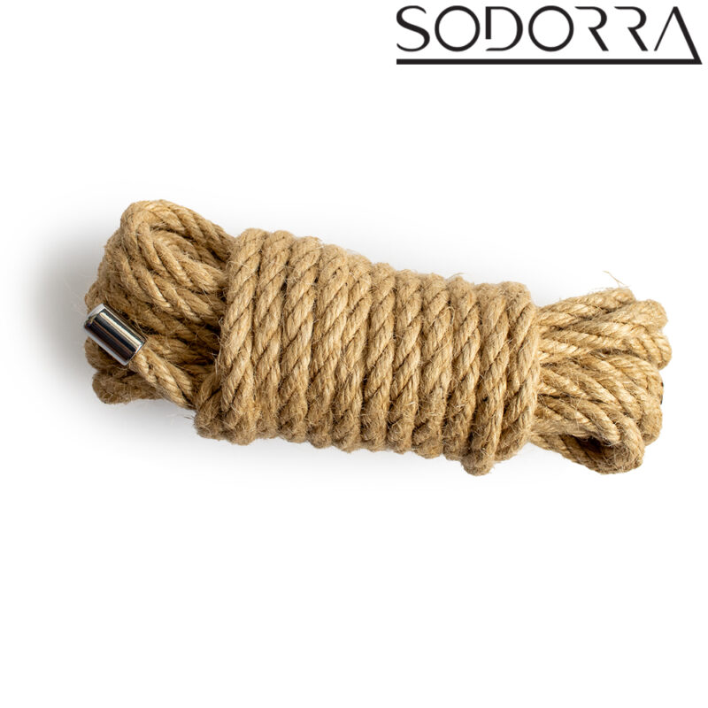 SODORRA Bondage Hemp Rope 5 m. - Afbeelding 6