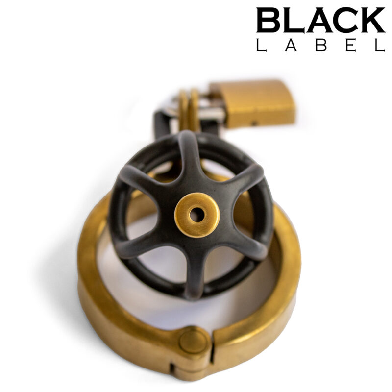 Weenie Locker Chastity Cage Black/Gold - Afbeelding 3