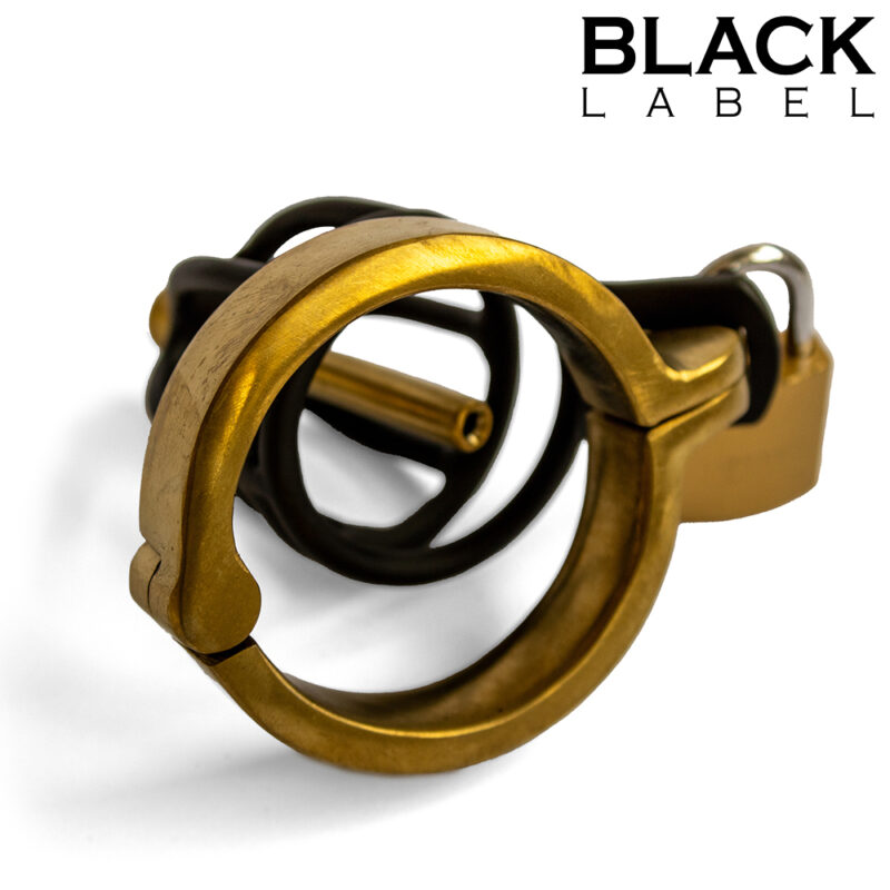Weenie Locker Chastity Cage Black/Gold - Afbeelding 4