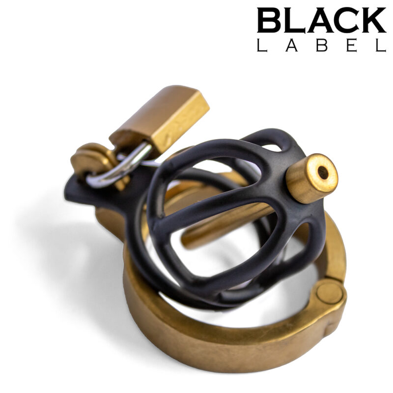 Weenie Locker Chastity Cage Black/Gold - Afbeelding 2