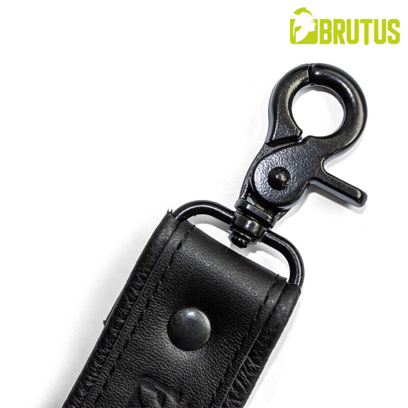 BRUTUS Leather Leg Harness Black-Black - Afbeelding 4
