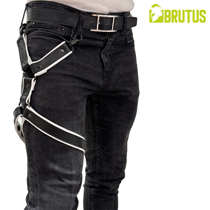 leather leg harness