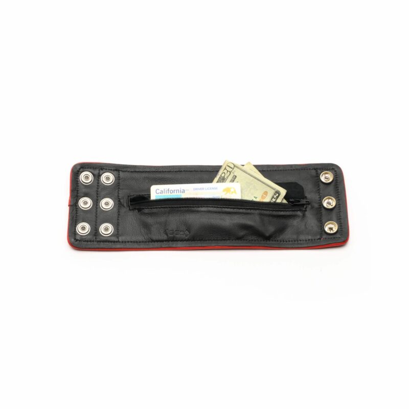 665 Wristwallet Zip Black Yellow - Afbeelding 6