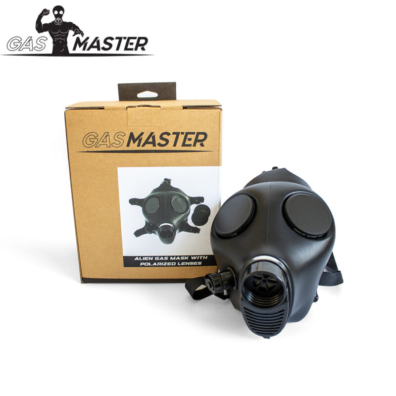 GASMASTER Alien Gas Mask Polarized Lenses + Metal Eye Caps - Afbeelding 12