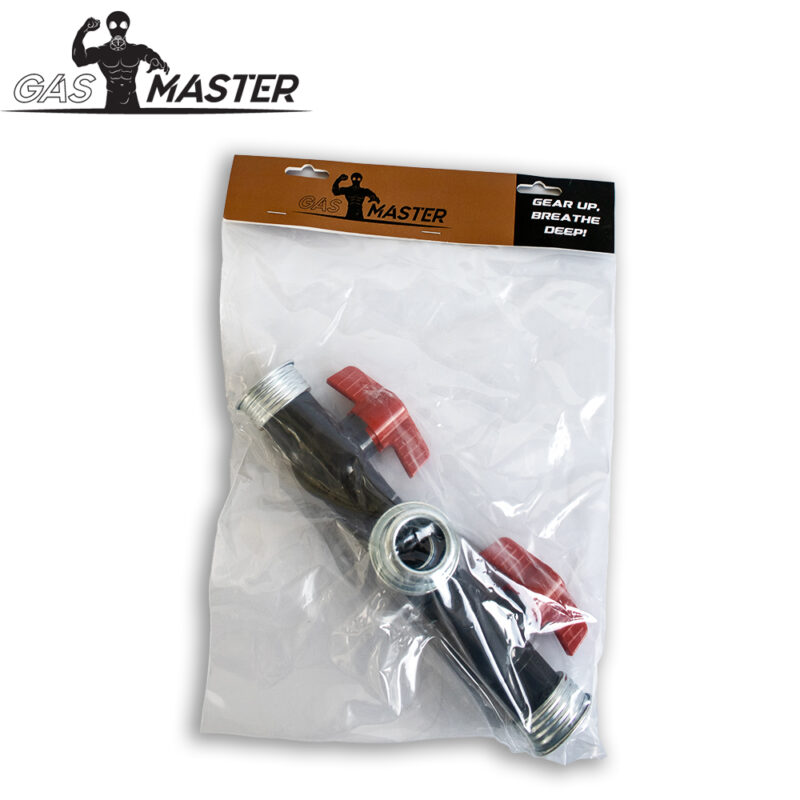 GASMASTER Air Selector T-Splitter w. Valves - Afbeelding 3