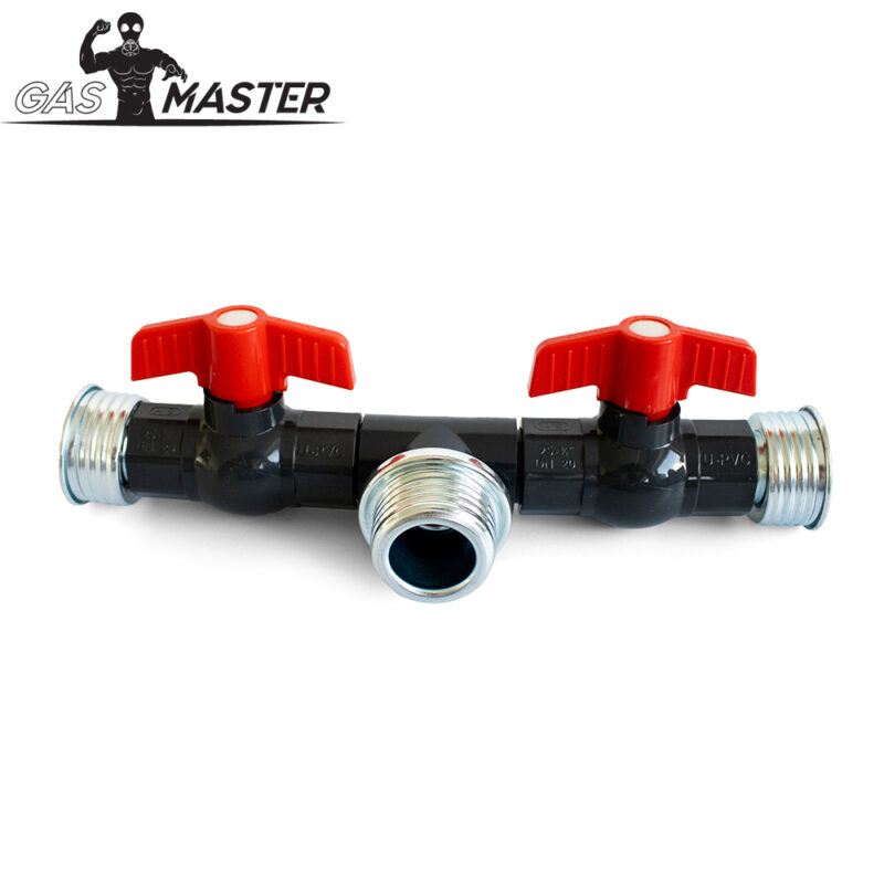 GASMASTER Air Selector T-Splitter w. Valves