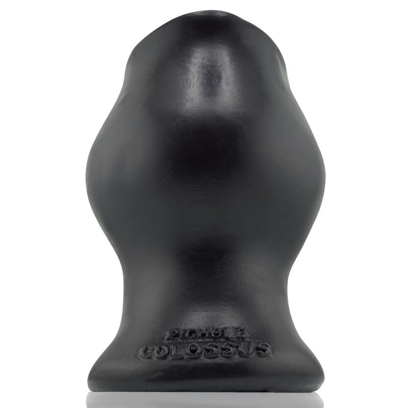 [SIL] COLOSSUS Pighole Tunnel Plug XXXXL Black - Afbeelding 6