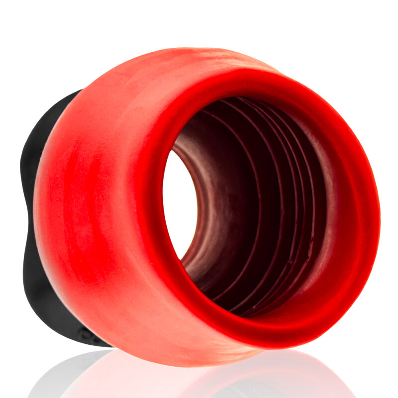 [SIL] COLOSSUS Pighole Tunnel Plug XXXXL Red Lava - Afbeelding 6