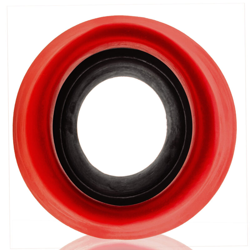 [SIL] COLOSSUS Pighole Tunnel Plug XXXXL Red Lava - Afbeelding 7