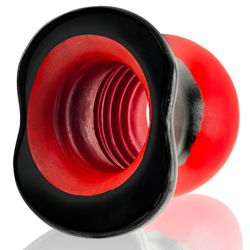 [SIL] COLOSSUS Pighole Tunnel Plug XXXXL Red Lava - Afbeelding 2