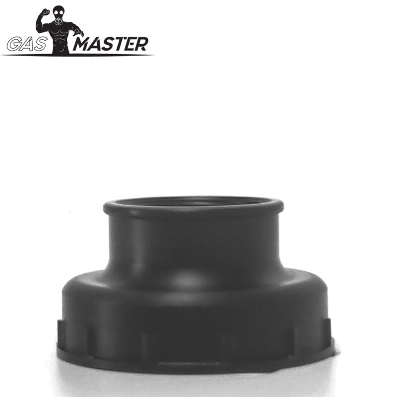 GASMASTER Army Gas Mask Black Lenses Rebreather Converter