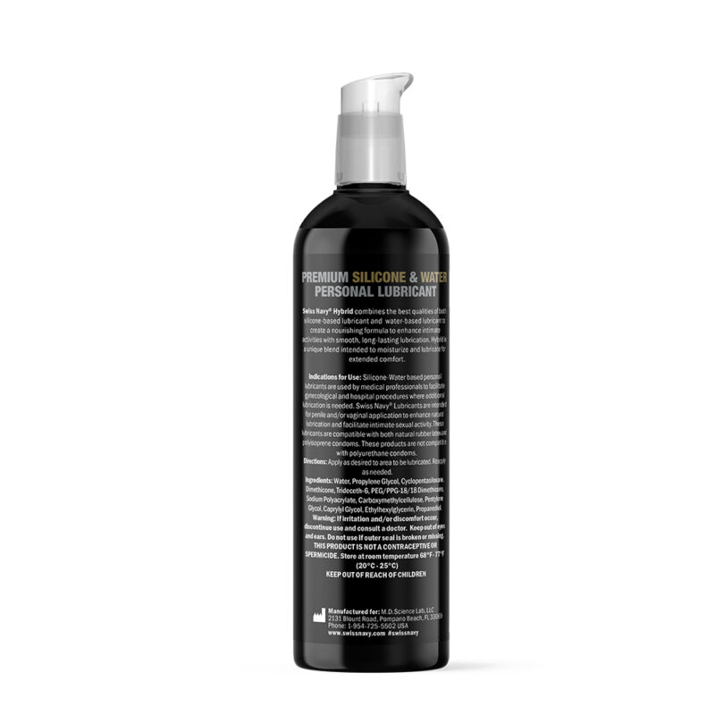 Swiss Navy Hybrid Lubricant 8 oz / 237 ml - Afbeelding 3
