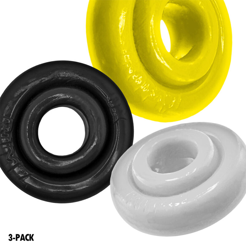 Oxballs RIMRINGZ Multi Size 3-Pack Cockrings Shockwave - Afbeelding 4