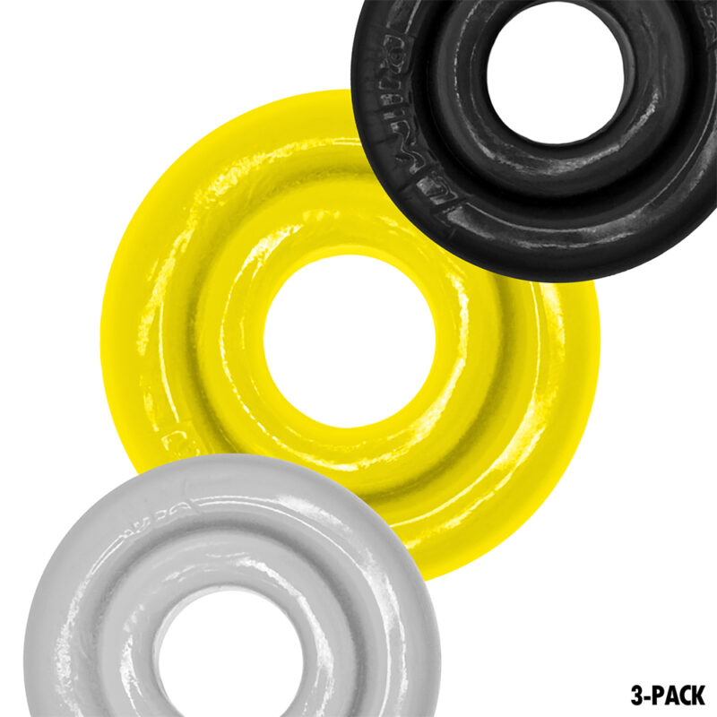 Oxballs RIMRINGZ Multi Size 3-Pack Cockrings Shockwave - Afbeelding 3