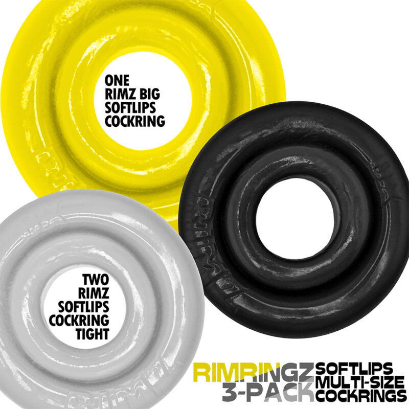 Oxballs RIMRINGZ Multi Size 3-Pack Cockrings Shockwave - Afbeelding 2