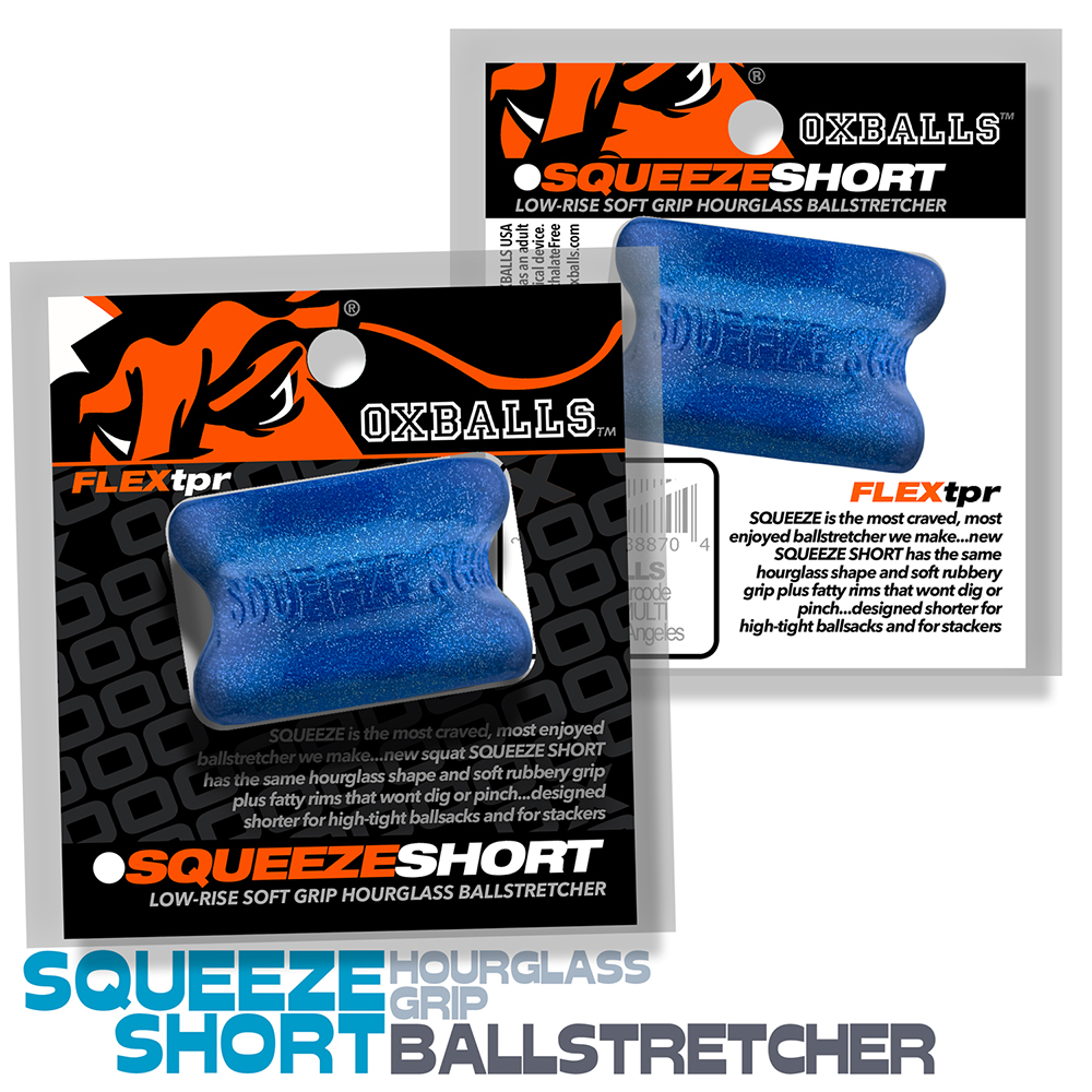 Oxballs SQUEEZE SHORT Ballstretcher Blue Fire - Afbeelding 5