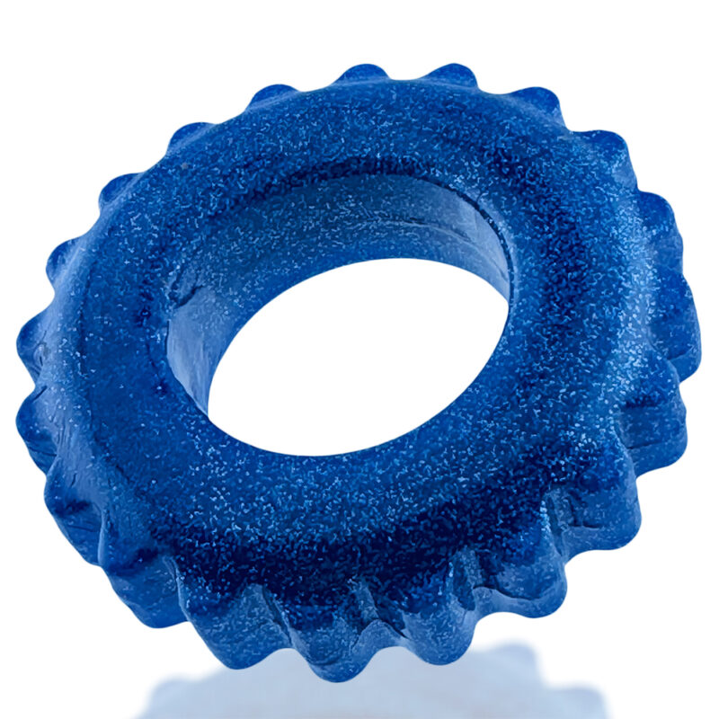 Oxballs PLUSHY Cockring Blue Fire - Afbeelding 5