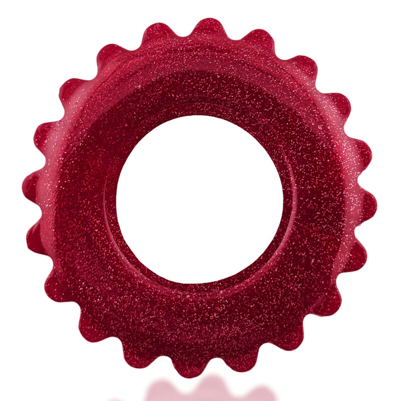 Oxballs PLUSHY Cockring Cherry Lips - Afbeelding 3
