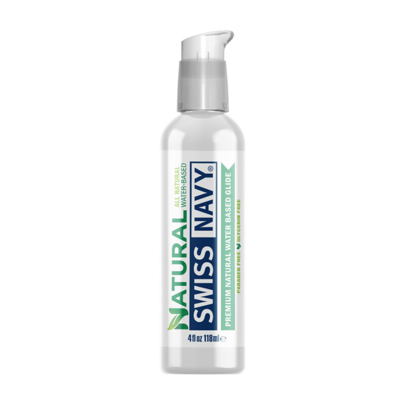 Swiss Navy Natural Water Based Lubricant 4 oz / 118 ml
