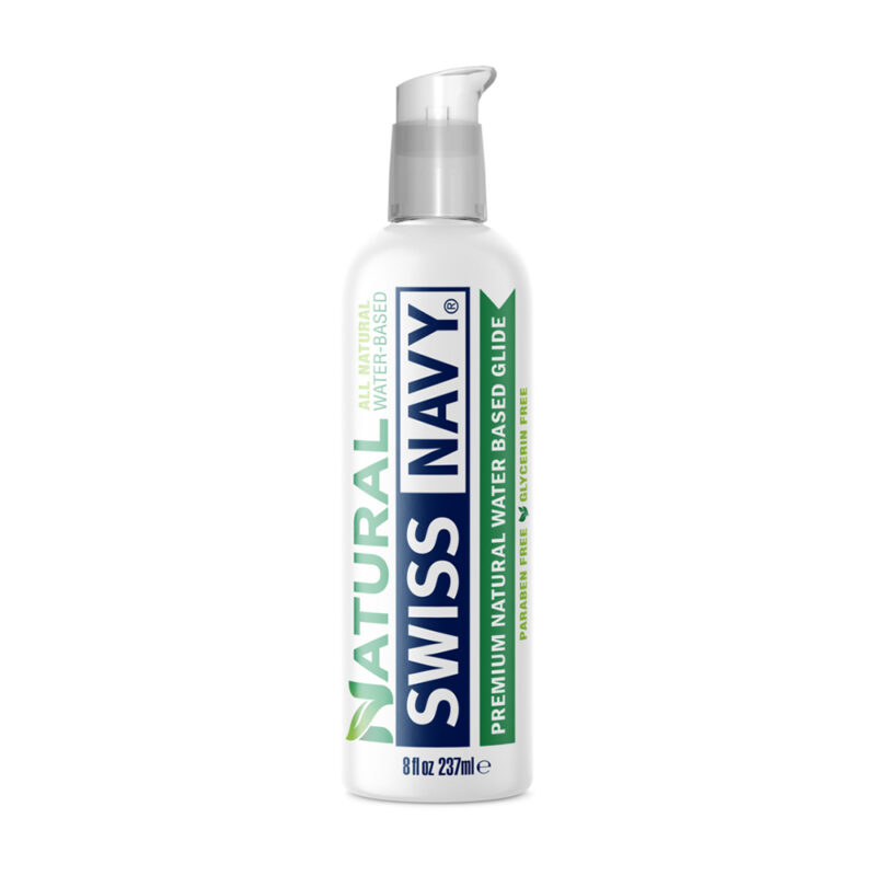 Swiss Navy Natural Water Based Lubricant 8 oz / 237 ml