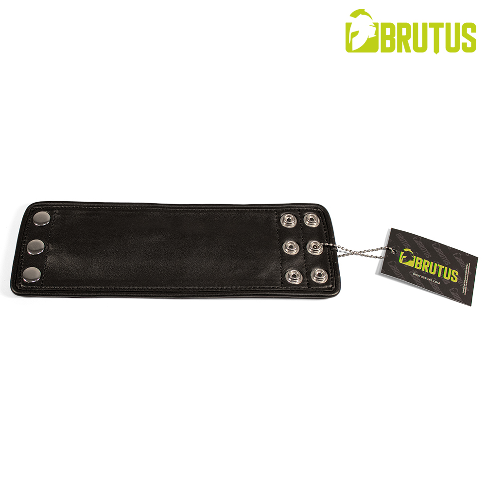 BRUTUS Leather Wristwallet Zip Black/Black - Afbeelding 2